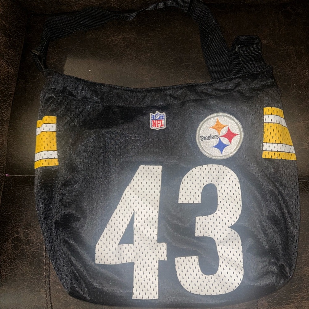 Steelers Little Earth Black Textured Tote